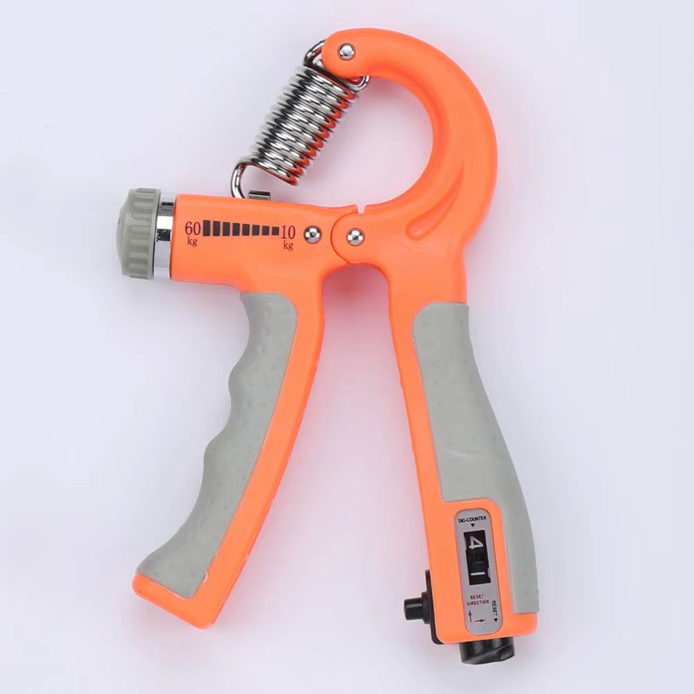 100KG Adjustable Spring Hand Grip with Digital Counter Hand Gripper Strengthener Strength Exercise Equipment