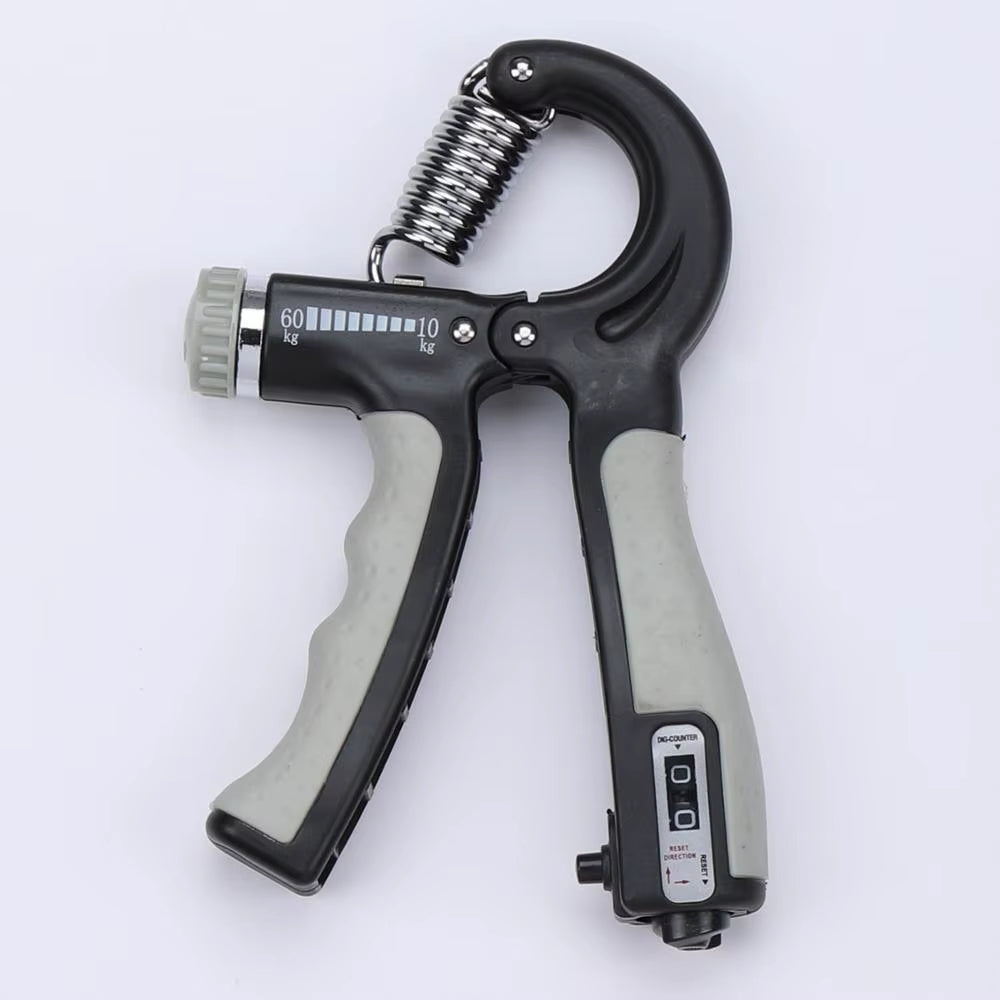 100KG Adjustable Spring Hand Grip with Digital Counter Hand Gripper Strengthener Strength Exercise Equipment